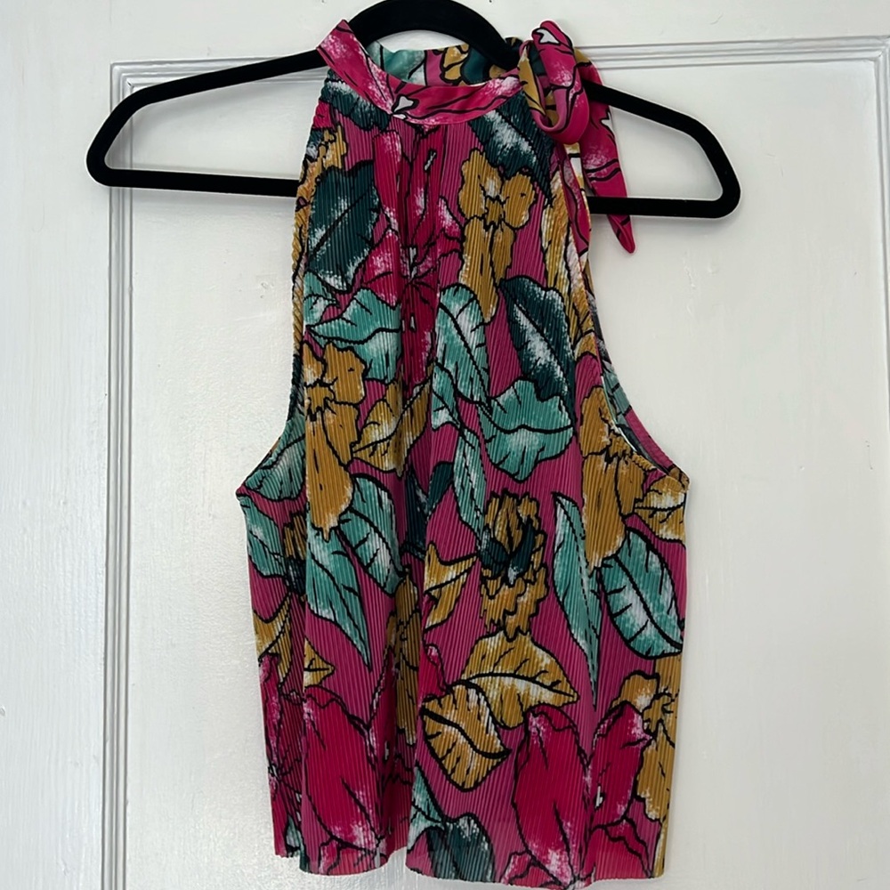 Maeve Anthropologie High Neck Blouse